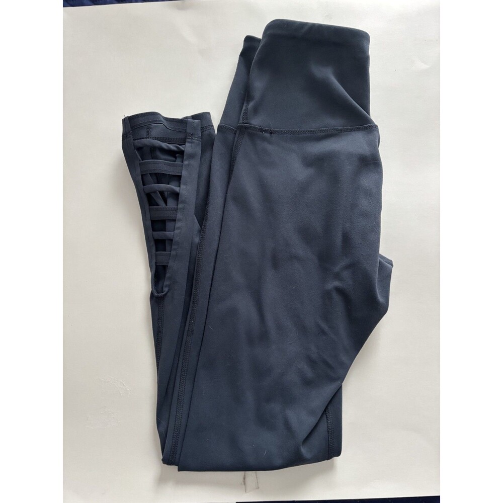 Yoga Athletic Womens Size XS Blue Yogalicious Ankle Length Leggings